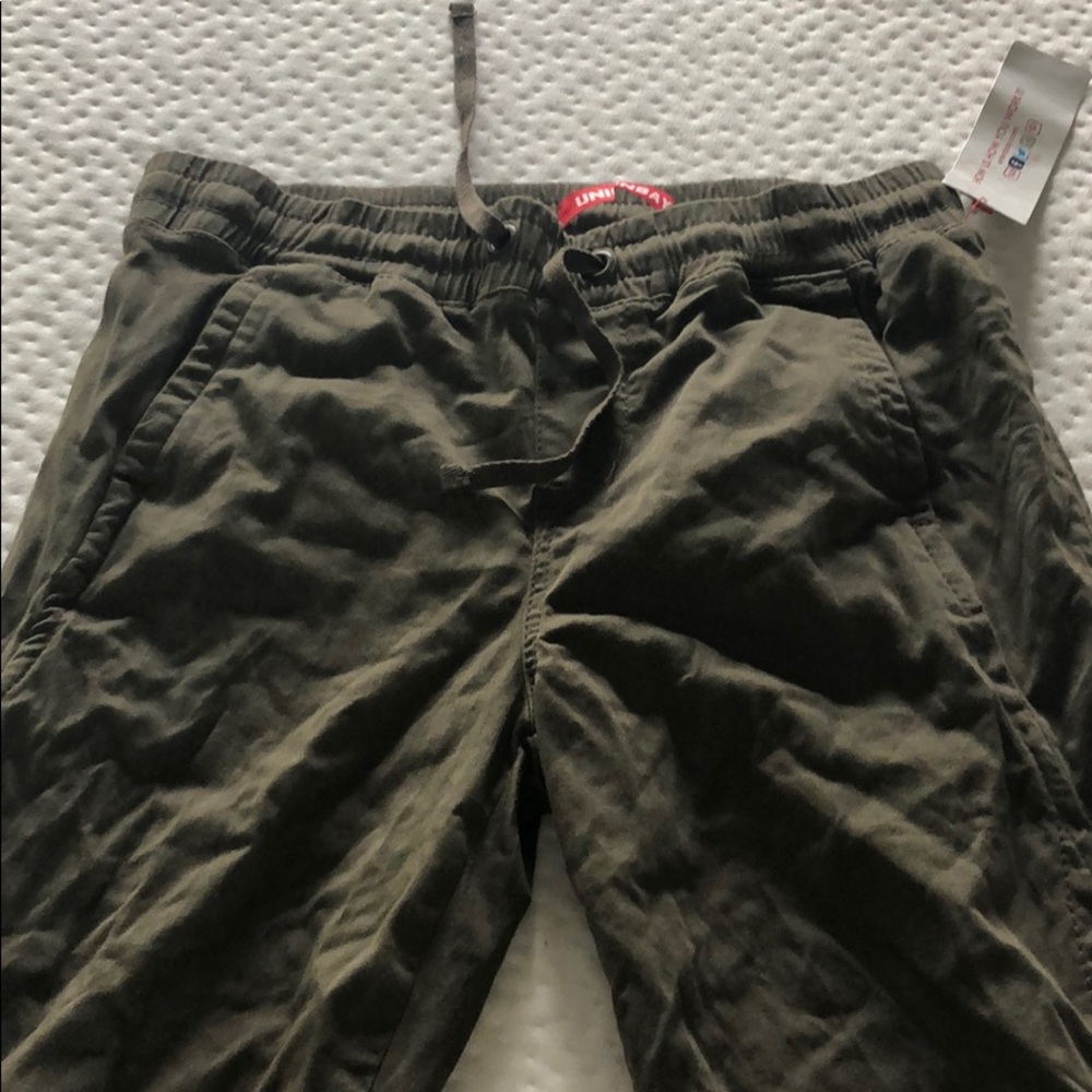 Union bay army green joggers